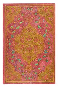 Paperblanks cahier, rose chronicles, softcover flexi, formaat midi 12 x 17,5 cm, blanco