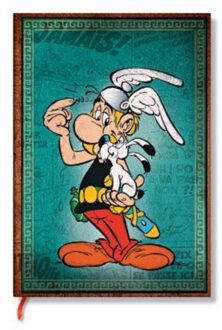Paperblanks cahier, the adventures of asterix: asterix the gaul, hardcover, formaat midi 13 x 18