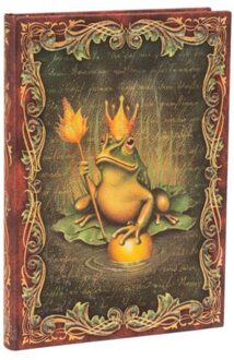Paperblanks cahier, the brothers grimm frog prince, hardcover, formaat midi, gelinieerd