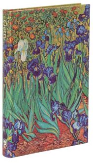 Paperblanks cahier, van gogh's irises, hardcover, formaat mini, blanco