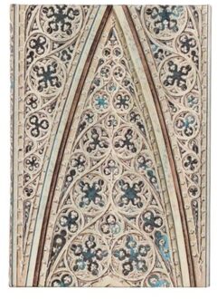 Paperblanks cahier, vault of the milan cathedral, hardcover, formaat midi 12,5 x 18 cm, gelinieerd