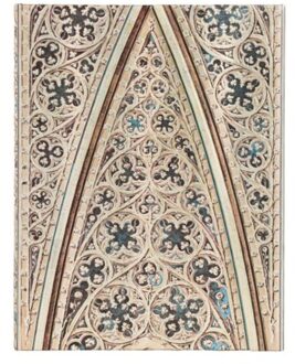 Paperblanks cahier, vault of the milan cathedral, hardcover, formaat ultra 18 x 23 cm, blanco