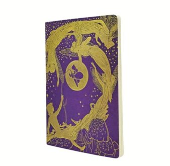 Paperblanks cahier, violet fairy, softcover, a4, dotted