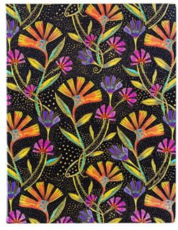 Paperblanks cahier, wild flowers, softcover flexi, formaat ultra 17 x 22,5 cm, blanco