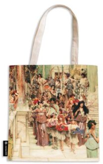 Paperblanks canvas tas met rits - lawrence alma-tadema spring