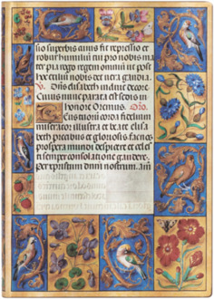 Paperblanks flexis cahier, ancient illumination : spinola hours, formaat midi, gelinieerd