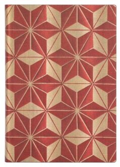 Paperblanks flexis cahier, uitvoering hishi midi, formaat 13 x 18 cm., gelinieerd