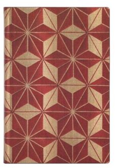 Paperblanks flexis cahier, uitvoering hishi mini, formaat 9,5 x 14 cm., gelinieerd