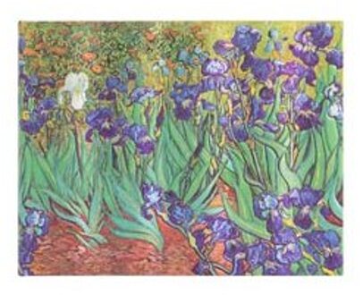 Paperblanks gastenboek, uitvoering van gogh's irises, formaat 23 x 18 cm., blanco