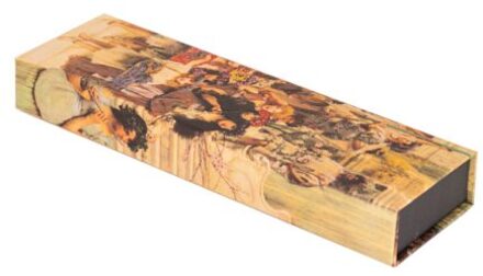 Paperblanks pencil case, formaat 22 x 3 x 6,5 cm - lawrence alma-tadema spring