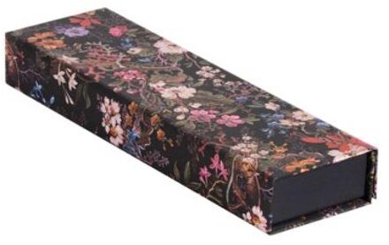 Paperblanks pencil case, formaat 22 x 3 x 6,5 cm., uitvoering floralia