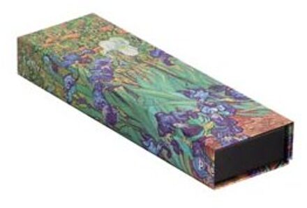 Paperblanks pencil case, formaat 22 x 3 x 6,5 cm., uitvoering van gogh's irises