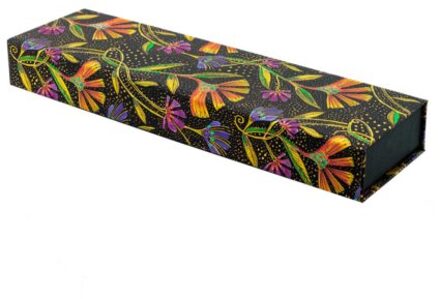 Paperblanks pencil case, formaat 22 x 3 x 6,5 cm - wild flowers