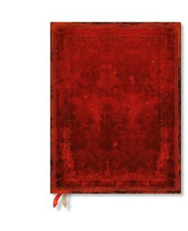 Paperblanks Red Moroccan Bold (Old Leather Collection) Ultra 12-Month Business Planner Softcover Flexi - Paperblanks