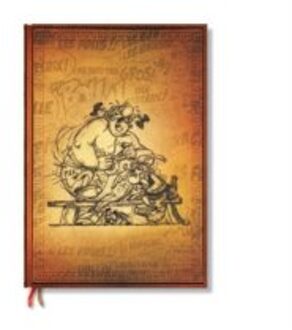Paperblanks schetsboek, the adventures of asterix: obelix & co., formaat grande 21 x 30 cm