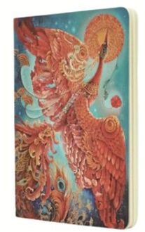 Paperblanks schrift, firebird, formaat a5, gelinieerd