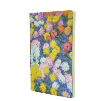 Paperblanks schrift, monet’s chrysanthemums, formaat a4, blanco