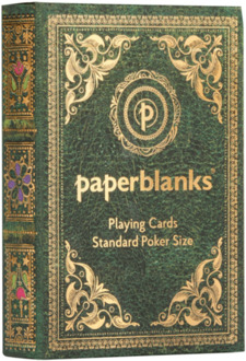 Paperblanks speelkaarten - pinnacle the queen’s binding
