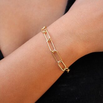 Paperclip Collier Goud Choker Kraag Ovale Langwerpige Ketting Rechthoek Ketting Armband Ketting