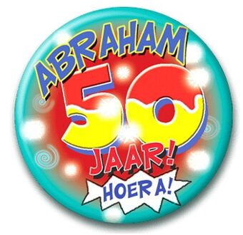 paperdreams Abraham broche 50 jaar Multi
