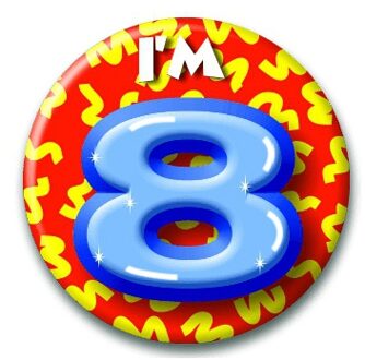 paperdreams Button Klein - I'm 8