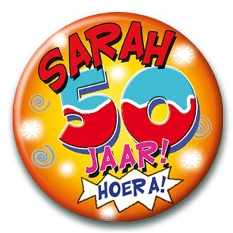 paperdreams Button Sarah 50 jaar