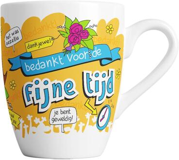 paperdreams Cartoonmok Fijne tijd wit