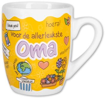 paperdreams Cartoonmok Oma 2 wit