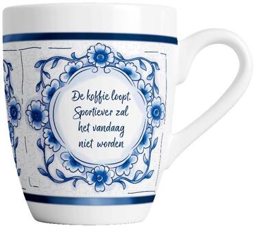 paperdreams Delfts blauwe mok Koffie wit