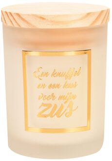 paperdreams Geurkaars klein goud/wit - Zus