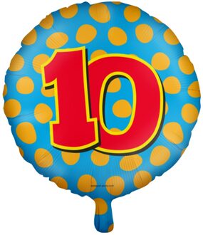 paperdreams Happy Folie Ballon - 10 Jaar multi
