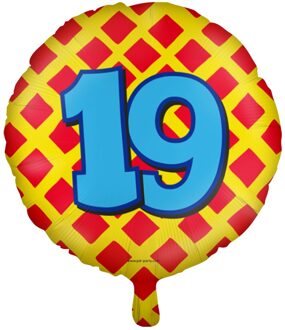 paperdreams Happy folie ballon - 19 jaar multi