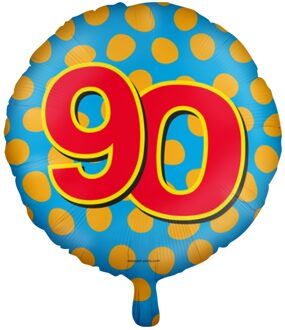 paperdreams Happy folie ballon - 90 jaar multi