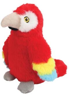 paperdreams Happy friends - Papegaai 15x15x18cm rood