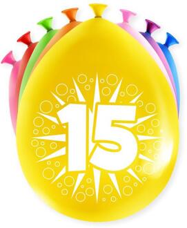 paperdreams Happy party ballon - 15 jaar verschillende