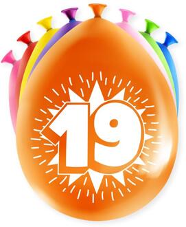 paperdreams Happy party ballon - 19 jaar verschillende
