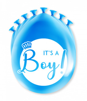 paperdreams Happy Party Ballon - It's A Boy blauw