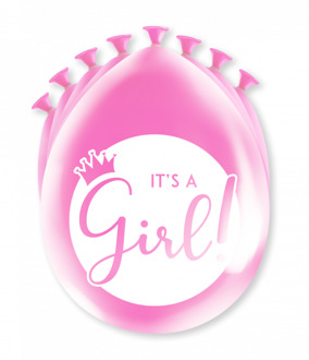 paperdreams Happy Party Ballon - It's A Girl roze