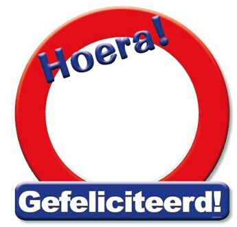 paperdreams Hulde stopbord blanco - rond - 50 x 50 cm - karton - zelf beschrijven - feestartikelen Multi