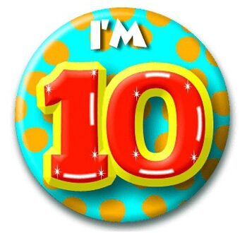 paperdreams Leeftijd button 10 jaar