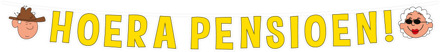paperdreams Letter banner - Pensioen geel