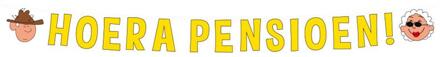 paperdreams Letter banner - Pensioen geel