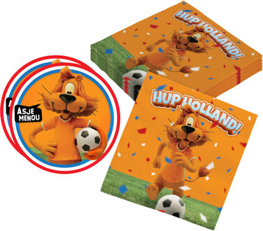 paperdreams Loeki de Leeuw 24x bierviltjes en 40x servetten Hup Holland