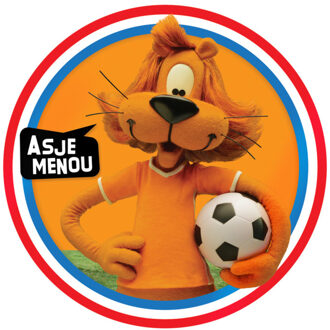 paperdreams Loeki de Leeuw bierviltjes 6 stuks Asjemenou oranje