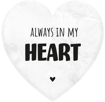 paperdreams Marmeren Hart - in my heart wit