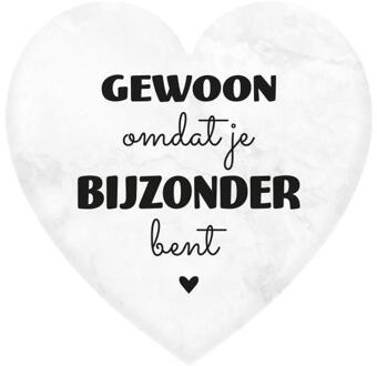 paperdreams Marmeren Hartje - Bijzonder wit