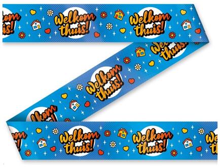 paperdreams Party Tape - Welkom thuis cartoon blauw