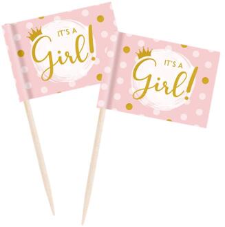 paperdreams Prikkers - It's a girl roze