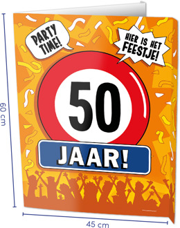 paperdreams Raambord 50 jaar 60cm