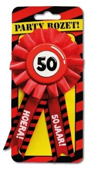 paperdreams Rozet - 50 Jaar - Verkeersbord